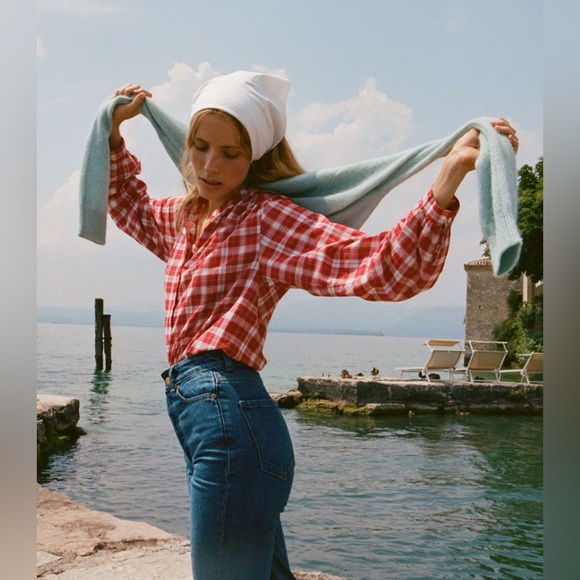 DÔEN Holde Top In Alsace Plaid | Size S | Like New - Picture 6 of 16